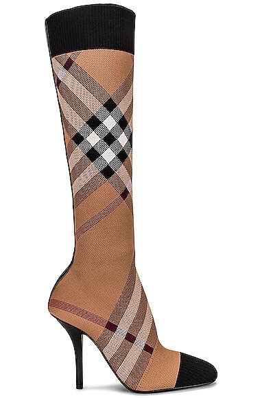 burberry knee high rain boots|Burberry dolman knee high boot.